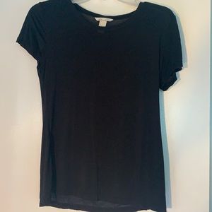 basic black tee